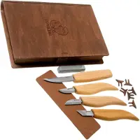 BeaverCraft S07 Basic Set of 4 Knives, juego para tallar madera