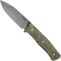 Lionsteel B35 CVG Green Canvas Micarta cuchillo bushcraft