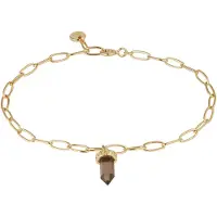 Glanzstücke Pulsera marrón / oro
