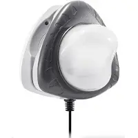 Intex 28698, Iluminación para piscina, Gris, Plástico, Piscina elevada, LED, Regulable