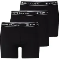 Tom Tailor Calzoncillo boxer negro / blanco