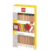 LEGO Pack de 12 Lápices de Colores con Adorno 2.0