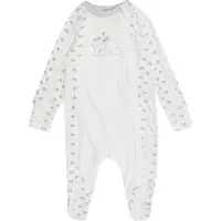 Jacky Pijama entero/body gris / blanco