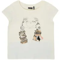 Ikks Camiseta XS10002-11-C niña - Blanco - 3 ans