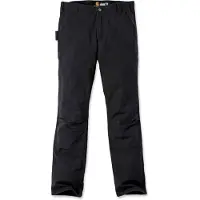 Carhartt - Stretch Duck Double Front - Pantalones de ocio size 34 - Length: 32, negro