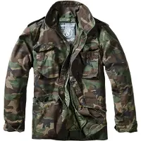 Brandit Chaqueta de entretiempo 'Field' navy / marrón / verde / oliva