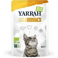 Yarrah Bio Cat Pouch - Chicken in Gravy - 14 x 85 g