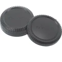 Kamera Express Tapa del Cuerpo y tapa trasera del objetivo para Fuji X-Montura