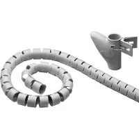 Goobay , canal para cables, color gris, 2,5 metros