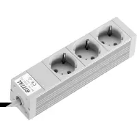 Rittal , barra de enchufes de 3 polos, modelo DK 7240110, sin interruptor