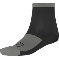 Norrøna - Fjørå Light Weight Merino Socks - Calcetines de ciclismo size 37-39, negro/gris