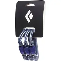 Black Diamond - Liteforge Screwgate 3 Pack - Mosquetones de rosca gris