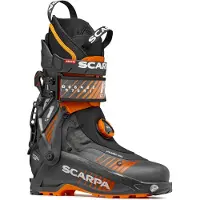 Scarpa - Botas de esquí de travesía - F1 LT Carbon Orange - Talla 41 - Negro