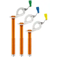 Petzl - Tornillos de hielo - Laser Speed Light - Talla 17 cm - Naranja