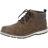 Rieker Botas con cordones umbra / marrón moteado