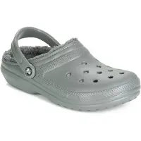 Crocs Zuecos CLASSIC LINED CLOG mujer - Gris - 39 / 40