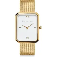 Kapten & Son Reloj analógico 'Grace Gold Mesh' oro