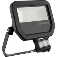 Ledvance Sensor LED para farolas, modelo PFM, color negro, IP65, 20W, 2400 lúmenes, 4000K, dimensiones: 176x156x55 mm