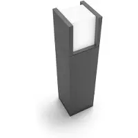 Philips myGarden, lámpara de pie Arbour, 6W, iluminación exterior, color antracita, metal, IP44, ideal para terraza y jardín, clase II