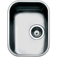 Smeg UM30, Fregadero de encimera, Rectangular, Acero inoxidable, Acero inoxidable, 1 cuba, 300 x 400 mm