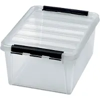 Orthex Caja de almacenamiento Smart Store CLASSIC 15, 14 litros, transparente, 18 x 30 x 40 cm