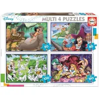 Educa Multi 4 Clásicos 50-puzzle 80-100 Piezas