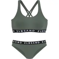 Elbsand Bikini caqui / negro / blanco