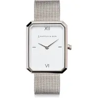 Kapten & Son Reloj analógico 'Grace Silver Mesh' plata