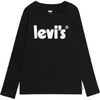 Levi's Girls Ls Poster Logo Top Black Talla: 12Y | Camisas Outlet | kids | Negro