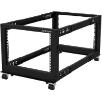 StarTech.com Bastidor De Rack De Profundidad Abierta De 8u De 22-40 Pulgadas