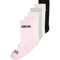 Jordan Calcetines gris moteado / rosé / negro / blanco