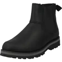 Timberland unisex para niños. TB0A28P10011 Botas de piel Chelsea Courma (29), Negro, Plano, Cremallera, Velcro, Casual, moda infantil, Timbe