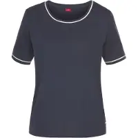 s.Oliver Camiseta para dormir azul oscuro / blanco