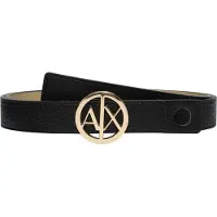 Armani Exchange para mujer. 9411180A87777520 Cinturón negro (75cm), Casual, Sintético, Imitación cuero, outlet 2026.