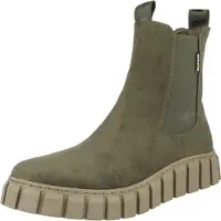 Refresh para mujer. 17024903-KAKI Botines 170249 marrón verdoso (41), Plano, 1 a 3cm, Cremallera, Casual, outlet 2026.
