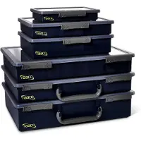 Raaco Caja organizadora , modelo A.Pp, con 32 compartimentos, dimensiones 338x261x57 mm, resistente a golpes