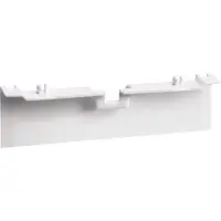 Hager Delantal portacables SL20080A9016, 20x80 mm, color blanco tráfico