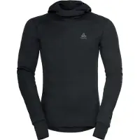 Odlo - Ropa interior térmica - T-shirt ML Cagoule Active Warm Black - Talla XL - Negro
