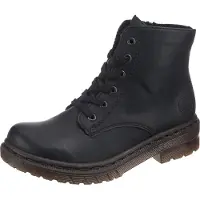 Rieker Botines con cordones negro