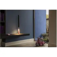 SLV 158410 HELIA 40: Lámpara colgante LED, 3000K, redonda, color , con roseta plana, 9W