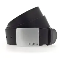 Mustang Cinturón negro / plata