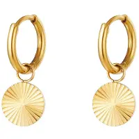Cala Rose Pendientes 'SOLA' oro