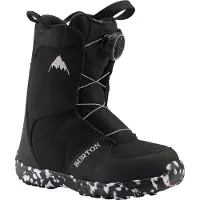 Burton - Botas de snowboard niños - Grom Boa Black - Talla Infantil 28 - Negro