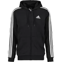 Adidas adidasSudadera con capucha Essentials Fleece 3-Stripes Full-Zip XS Black Hombre