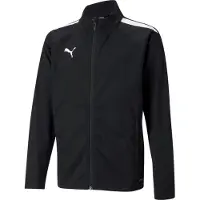 Puma Chaqueta deportiva 'TeamLiga' negro / blanco