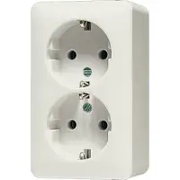 JUNG Enchufe Schuko , modelo 6020A, doble