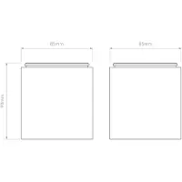 Astro Kos: Foco empotrable para exteriores, diseño de pared, color blanco mate, grado de protección IP44, casquillo GU10