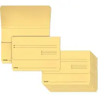 Esselte Pocket-File carpeta de cartón amarilla | 25 unidades