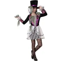 Atosa Disfraz De Niña Hatter Halloween