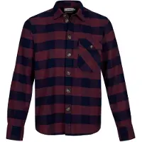 Shiwi Men Overshirt Brad Maroon Red Talla: L | Chaquetas Outlet | Hombre | Marrón